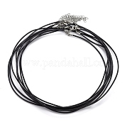 Круглые ожерелья кожаный шнур делает MAK-I005-1.5mm
