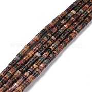 Синтетические красные бирюзовые бусы нити G-P468-18
