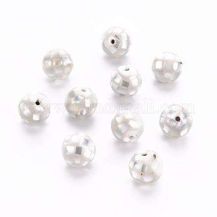 Бусины из cмолы SSHEL-T014-38-8mm-04-1
