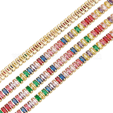Цепочки из стразов CHC-WH0015-01G-1
