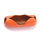 Brass Ball Chain Connectors, Orange Red, 10x3.5~4mm, Hole: 3mm