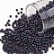 TOHO Round Seed Beads, Japanese Seed Beads, (705) Matte Color Frost Iris Blue, 11/0, 2.2mm, Hole: 0.8mm, about 1110pcs/10g