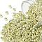 TOHO Round Seed Beads, Japanese Seed Beads, (PF559) PermaFinish Yellow Gold Metallic, 8/0, 3mm, Hole: 1mm, about 1111pcs/50g