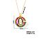 Vintage Sparkling Rhinestone Virgin Mary Pendant Necklaces, Brass Cable Chain Necklaces for Women, Golden, 15.75 inch(400mm)