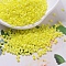 MIYUKI Delica Beads, Cylinder, Japanese Seed Beads, 11/0, (DB0160) Opaque Yellow AB, 1.3x1.6mm, Hole: 0.8mm, about 100000pcs/500g