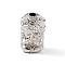 Rack Plating Brass Bead, Cadmium Free & Lead Free, Long-Lasting Plated, Child, Platinum, 24x14x15mm, Hole: 4mm