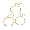 304 Stainless Steel Figaro Chains Bracelet Making, with 201 Stainless Steel and 304 Stainless Steel Charms, Open Jump Rings, Lobster Claw Clasps and Chain Extenders, Golden, 5-7/8x1/8 inch(15x0.3cm)