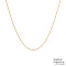 Gold Plated 304 Stainless Steel  Cable Chain Necklaces