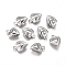 Tarnish Resistant 304 Stainless Steel Charms, Heart, Stainless Steel Color, 12x9x3mm, Hole: 1mm