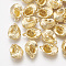 Brass Charms, Cadmium Free & Nickel Free & Lead Free, Shell, Real 18K Gold Plated, 11.5x8x5mm, Hole: 1.2mm
