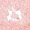 Transparent Crackle Acrylic Beads, Drawbench Style, Round, Two Tone, Pink, 10x9.5mm, Hole: 2mm, 909pcs/500g