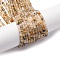 Natural Gold Rutilated Quartz Beads Strands, Faceted, Cube, 2.5x2.5x2.5mm, Hole: 0.5mm, about 152pcs/strand, 14.96''(38cm)