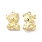 Alloy Pendants, Long-Lasting Plated, Cadmium Free & Lead Free, Bear, Light Gold, 14x9.5x5.5mm, Hole: 1.2mm