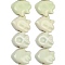 Handmade Porcelain Beads Strands, Fish, Bright Glazed Porcelain, Light Green, 15.5~16.5x20~20.5x8~8.5mm, Hole: 2mm, about 27pcs/strand, 16.54~16.73 inch(42~42.5cm)