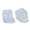 Drusy Cube Resin Rhinestone Beads, Bubblegum Beads for DIY Phone Charms, Pen and Jewelry Making Supplies, Light Sky Blue, 16x16x16mm, Hole: 3.6mm