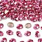 Preciosa® MAXIMA Crystal Fancy Stones, Czech Crystal, 435 12 601 Oval, Dura Foiling, 70010 Rose, 8x6mm