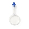 Steel Sewing Needle Devices Threader, Thread Guide Tool, with Plastic Magnifying Glass, Clear, 65x30x10mm