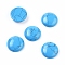 Synthetic Turquoise Cabochons, Half Round, 25x7mm