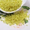MIYUKI Delica Beads, Cylinder, Japanese Seed Beads, 11/0, (DB0145) Silver Lined Yellow, 1.3x1.6mm, Hole: 0.8mm, about 2000pcs/10g