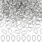 UNICRAFTALE 300 Pcs Stainless Steel Open Jump Rings 10x6mm Oval Jump Rings Open Rings for Jewelry Making DIY Craft Earring Bracelet Pendant Choker Jewelry Making Findings and Key Ring Chain
