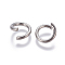 Tarnish Resistant 304 Stainless Steel Jump Ring, Open Jump Rings, Stainless Steel Color, 12 Gauge, 12x2mm, Inner Diameter: 8mm