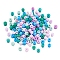 Opaque Colours Glass Seed Beads, Round, Mixed Color, 4~4.5x3~4mm, Hole: 1.4mm