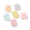 Imitation Jelly Style Acrylic Beads, Star, Mixed Color, 17x17.5x11.5mm, Hole: 3mm, about 290pcs/500g