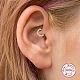 925 серебряная двухрядная серьга-подвеска с кристаллами и стразами DI4984-1-2