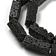 Бусы из натуральной лавы G-C084-C08-01-4