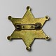 Железная брошь с пустой звездой IFIN-WH0070-16AB-2