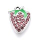 Rhinestone сплава и эмали подвески PALLOY-T092-42P-03-1