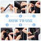 8 комплект 2-х цветных застежек для кошелька DIY-WR0003-53-3