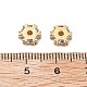 Латунные микро проложить кубического циркония бусы KK-A259-03G-3