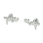 Серьги-гвоздики из нержавеющей стали марки 304 EJEW-Q801-04P