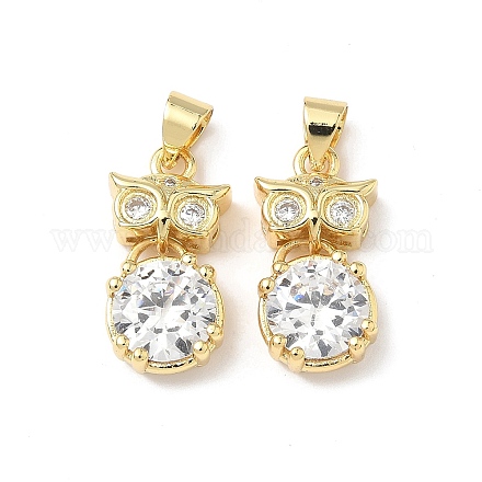 Латунные микро проложить кубического циркония подвески KK-Q068-03G-1