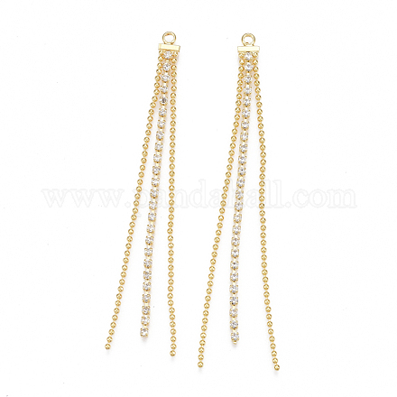 Латунная цепочка кисточка большие подвески KK-T038-45G-1