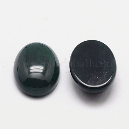 Натуральный черный агат кабошонов G-K021-14x10mm-11-1