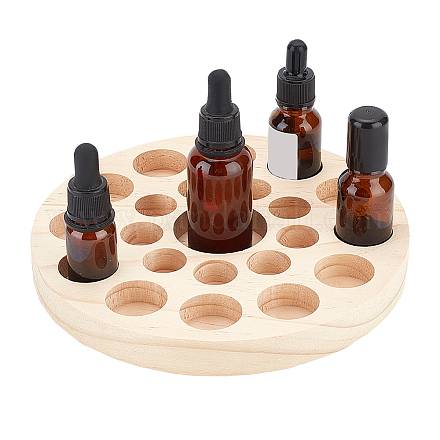 Ящик для хранения эфирного масла из дерева с 22 слотом WOOD-WH0026-29-1