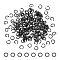 UNICRAFTALE 200Pcs Open Jump Rings 20 Gauge 5mm Round Jump Rings for Jewelry Making 304 Stainless Steel Jump Rings Black Jump Rings for DIY Earring Bracelet Key Chain Necklace Jewelry Making