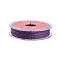 2-Ply Round Waxed Cotton Thread Cords, Import From Japan, Dark Violet, 0.5mm, about 21.87 Yards(20m)/Roll