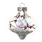 Transparent Plastic Fillable Ball Pendants Decorations, Christmas Tree Hanging Ornament, Lantern, 100x78mm