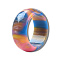 Resin Wide Chunky Finger Ring for Women, Hot Pink, US Size 7 3/4~8(17.9~18.1mm)