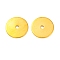 Brass Spacer Beads, Long-Lasting Plated, Disc, Golden, 8x0.5mm, Hole: 0.9mm