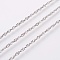 Tarnish Resistant 304 Stainless Steel Rope Chains, with Spool, Soldered, Stainless Steel Color, 2.3mm, about 32.8 Feet(10m)/roll