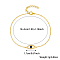 S925 Sterling Silver Evil Eye Link Bracelet, Full Rhinestones Eyes Series for Women, Golden