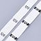 Clothing Size Labels(120), Garment Accessories, Size Tags, White, 12.5mm, about 10000pcs/bag