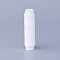 Round Waxed Polyester Twisted Cord, Micro Macrame Cord, for Leather Projects, Bookbinding, White, 0.35mm, about 43 yards(40m)/roll