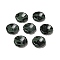 Natural Kambaba Jasper Worry Stones, Flower Shape, 37.5~38x38x7~7.5mm