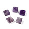 Natural Amethyst Beads, Pyramid, 9~10.5x10~10.5x10~10.5mm, Hole: 1.2~1.4mm
