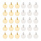 arricraft 100 Pcs 2 Colors Round Metal Pendant, 12mm Blank StampingTag Flat Round StampingTag Charms, Smooth Polished Disc Pendants for Necklace Earring Jewelry Making(Golden, Silver)